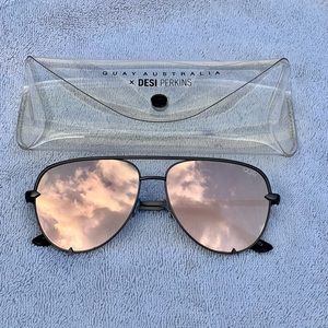 Quay x Desi Perkins High Key Mini Sunglasses